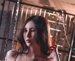 Vams子再度出击！黑色旗袍写真图包，姐妹们别说了，快搬好小板凳！