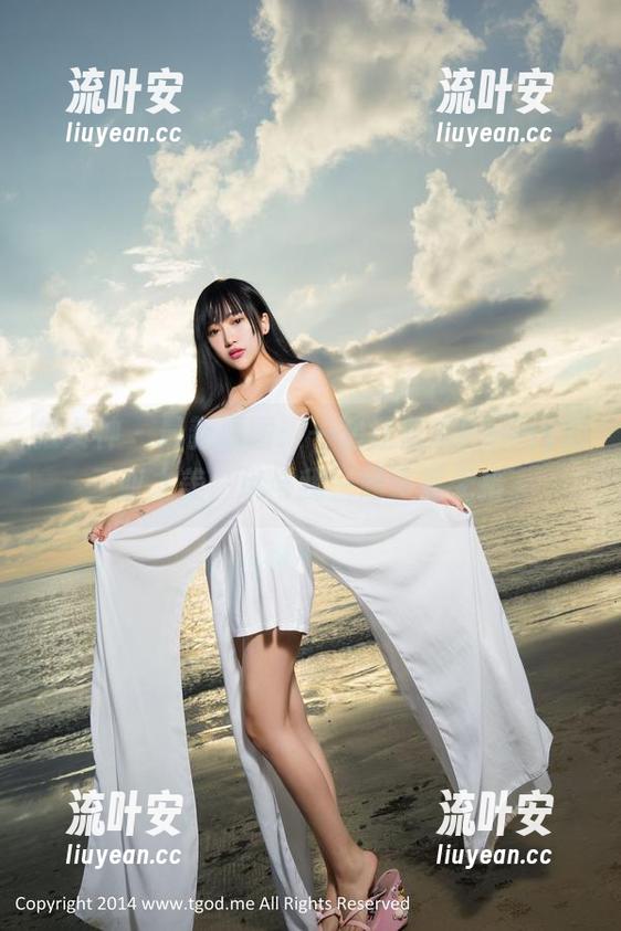 推女神 - 最新原图：一睹汪佩妮Penny的三亚之美，风与我一起手足无措。